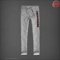 heren abercrombie and fitch elastisch sweatpants lichtgrijs Lage Prijzen s3hh7750